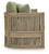 Ashley Vision Lane Beige Green Outdoor Sofa with Cushion