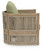 Ashley Vision Lane Beige Green Outdoor Lounge Chair (Set of 2)