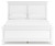 Ashley Fortman White Queen Panel Bed