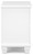 Ashley Fortman White Nightstand