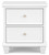 Ashley Fortman White Nightstand
