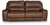 Ashley Silverbrooke Caramel Power Reclining Sofa