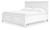 Ashley Fortman White King Panel Storage Bed