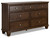 Ashley Danabrin Brown Dresser