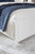 Ashley Fortman White King Panel Bed