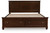 Ashley Danabrin Brown California King Panel Storage Bed