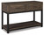 Ashley Johurst Grayish Brown Sofa/Console Table