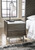 Ashley Arkenton Grayish Brown White Nightstand