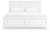 Ashley Fortman White California King Panel Storage Bed