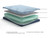 Ashley Peak 2.0 8 Memory Foam Light Blue California King Mattress