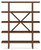 Ashley Lyncott Brown 70" Bookcase