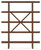 Ashley Lyncott Brown 70" Bookcase