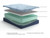 Ashley Peak 2.0 12 Memory Foam Light Blue Full Mattress