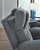 Ashley Forest Lake Steel Power Reclining Loveseat with Console