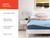 Ashley Peak 2.0 12 Memory Foam Light Blue California King Mattress