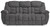 Ashley Foreside Charcoal Reclining Sofa