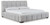 Ashley Jesstean Light Gray King Upholstered Bed