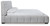 Ashley Jesstean Light Gray King Upholstered Bed