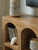 Ashley Luzmanacy Natural Brown Console Sofa Table