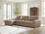 Benchcraft Veronella Sahara 3-Piece Sectional with Chaise