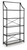 Ashley Dakerwell Antique Black 72" Bookcase
