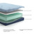 Ashley Peak 2.0 10 Memory Foam Light Blue Queen Mattress
