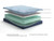 Ashley Peak 2.0 10 Memory Foam Light Blue Queen Mattress