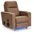 Ashley Flinlock Caramel Power Glider Recliner with Audio System