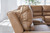 Ashley Silverbrooke Caramel 6-Piece Power Reclining Sectional