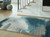 Ashley Brentward Blue Gray Ivory 5' x 7' Rug