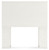 Ashley Aprilyn White Twin Bookcase Headboard