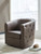 Ashley Brentlow Distressed Black Swivel Accent Chair