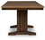 Ashley Anixburg Light Brown Dark Brown Counter Height Dining Extension Table