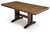 Ashley Anixburg Light Brown Dark Brown Counter Height Dining Extension Table