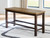Ashley Anixburg Light Brown Dark Brown Counter Height Dining Bench