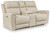 Ashley Dahlmoore Almond Power Reclining Loveseat with Console