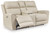 Ashley Dahlmoore Almond Power Reclining Loveseat with Console