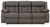Ashley First Base Gunmetal Reclining Sofa