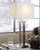 Ashley Aniela Silver Finish Table Lamp (Set of 2)