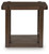 Ashley Breckington Dark Brown End Table