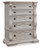 Ashley Andonhall Antique White Chest of Drawers