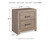 Ashley Culverbach Gray Nightstand