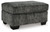 Ashley Lonoke Gunmetal Ottoman