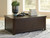 Ashley Breckington Dark Brown Coffee Table With Storage