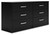 Ashley Finch Black Dresser