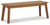 Ashley Janiyah Light Brown Outdoor Dining Bench