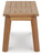 Ashley Janiyah Light Brown Outdoor Dining Bench