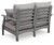 Ashley Lone View Bay Gray Outdoor Loveseat with Cushion
