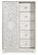 Ashley Paxberry Whitewash Dressing Chest