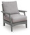 Ashley Lone View Bay Gray Outdoor Lounge Chair with Cushion (Set of 2)
